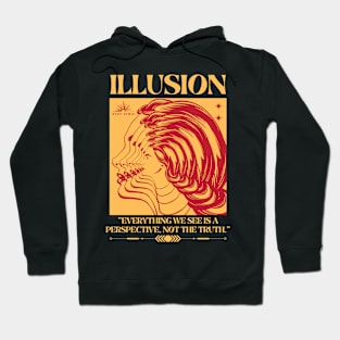 Illusion aesthetic modern stoic design Hoodie